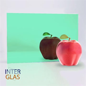 3 mm speil i plexiglass - Grønn - 3050x2050 mm